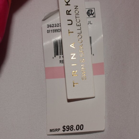 NWT Trina Turk Vivid Vista Bikini Top Size 10 - Picture 7 of 10